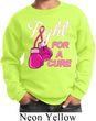 Kids Breast Cancer Awareness Sweatshirt Fight For a Cure Sweat Shirt
