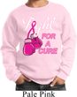 Kids Breast Cancer Awareness Sweatshirt Fight For a Cure Sweat Shirt