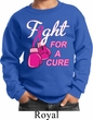 Kids Breast Cancer Awareness Sweatshirt Fight For a Cure Sweat Shirt