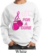 Kids Breast Cancer Awareness Sweatshirt Fight For a Cure Sweat Shirt