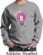 Kids Breast Cancer Awareness Sweatshirt Think Pink Sweat Shirt
