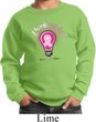 Kids Breast Cancer Awareness Sweatshirt Think Pink Sweat Shirt