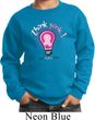 Kids Breast Cancer Awareness Sweatshirt Think Pink Sweat Shirt
