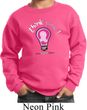 Kids Breast Cancer Awareness Sweatshirt Think Pink Sweat Shirt