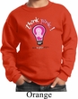 Kids Breast Cancer Awareness Sweatshirt Think Pink Sweat Shirt
