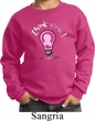 Kids Breast Cancer Awareness Sweatshirt Think Pink Sweat Shirt