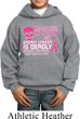 Kids Breast Cancer Hoodie Halloween Scary Breast Cancer Deadly Hoody
