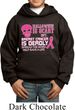 Kids Breast Cancer Hoodie Halloween Scary Breast Cancer Deadly Hoody