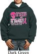 Kids Breast Cancer Hoodie Halloween Scary Breast Cancer Deadly Hoody