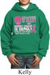 Kids Breast Cancer Hoodie Halloween Scary Breast Cancer Deadly Hoody