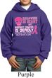 Kids Breast Cancer Hoodie Halloween Scary Breast Cancer Deadly Hoody