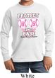 Kids Breast Cancer Shirt Protect 2nd Base Long Sleeve Tee T-Shirt