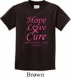 Kids Breast Cancer Tee Hope Love Cure Youth T-shirt