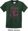 Kids Breast Cancer Tee Hope Love Cure Youth T-shirt