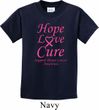 Kids Breast Cancer Tee Hope Love Cure Youth T-shirt
