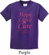 Kids Breast Cancer Tee Hope Love Cure Youth T-shirt