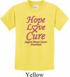 Kids Breast Cancer Tee Hope Love Cure Youth T-shirt
