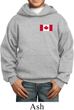 Kids Canada Hoodie Canadian Flag Pocket Print Youth Hoody