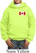 Kids Canada Hoodie Canadian Flag Pocket Print Youth Hoody