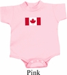 Kids Canada Romper Canadian Flag Small Print Baby Creeper