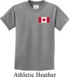 Kids Canada Tee Canadian Flag Pocket Print Youth T-shirt