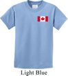 Kids Canada Tee Canadian Flag Pocket Print Youth T-shirt