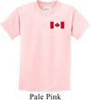 Kids Canada Tee Canadian Flag Pocket Print Youth T-shirt
