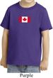 Kids Canada Tee Canadian Flag Small Print Toddler Shirt