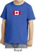 Kids Canada Tee Canadian Flag Small Print Toddler Shirt