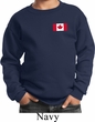 Kids Canadian Flag Pocket Print Youth Sweatshirt