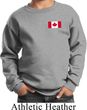 Kids Canadian Flag Pocket Print Youth Sweatshirt
