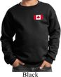 Kids Canadian Flag Pocket Print Youth Sweatshirt