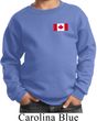 Kids Canadian Flag Pocket Print Youth Sweatshirt