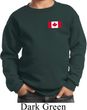 Kids Canadian Flag Pocket Print Youth Sweatshirt