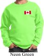 Kids Canadian Flag Pocket Print Youth Sweatshirt