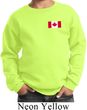 Kids Canadian Flag Pocket Print Youth Sweatshirt