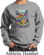 Kids Cat Sweatshirt Love Cat Youth Sweat Shirt