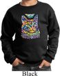 Kids Cat Sweatshirt Love Cat Youth Sweat Shirt
