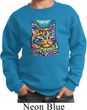 Kids Cat Sweatshirt Love Cat Youth Sweat Shirt