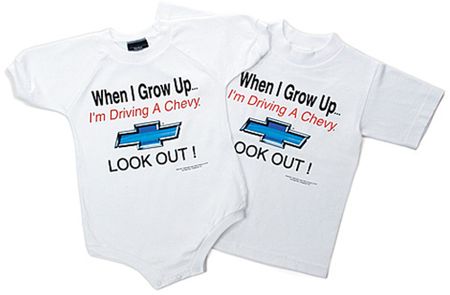 Kids Chevy Tee shirt - When I Grow Up, Lookout!