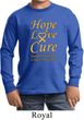Kids Childhood Cancer Awareness Hope Love Cure Youth Long Sleeve