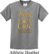 Kids Childhood Cancer Awareness Hope Love Cure Youth T-shirt