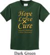 Kids Childhood Cancer Awareness Hope Love Cure Youth T-shirt