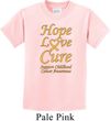 Kids Childhood Cancer Awareness Hope Love Cure Youth T-shirt