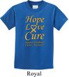 Kids Childhood Cancer Awareness Hope Love Cure Youth T-shirt