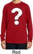 Kids Distressed Question Dry Wicking Long Sleeve Shirt