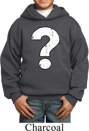 Kids Distressed Question Hoody
