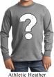 Kids Distressed Question Long Sleeve Shirt