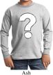Kids Distressed Question Long Sleeve Shirt