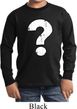 Kids Distressed Question Long Sleeve Shirt